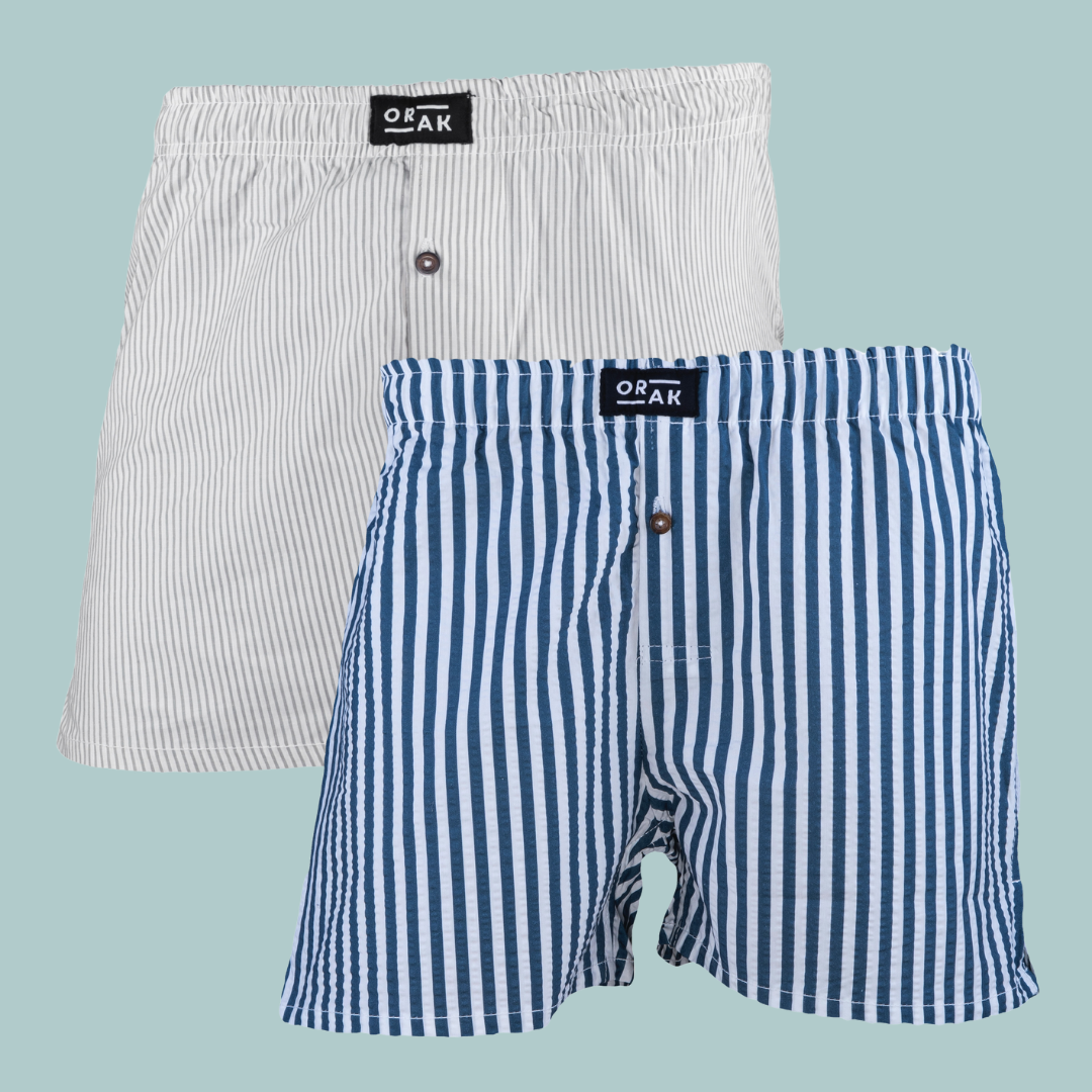 Pack of 2 Cotton Boxer Shorts