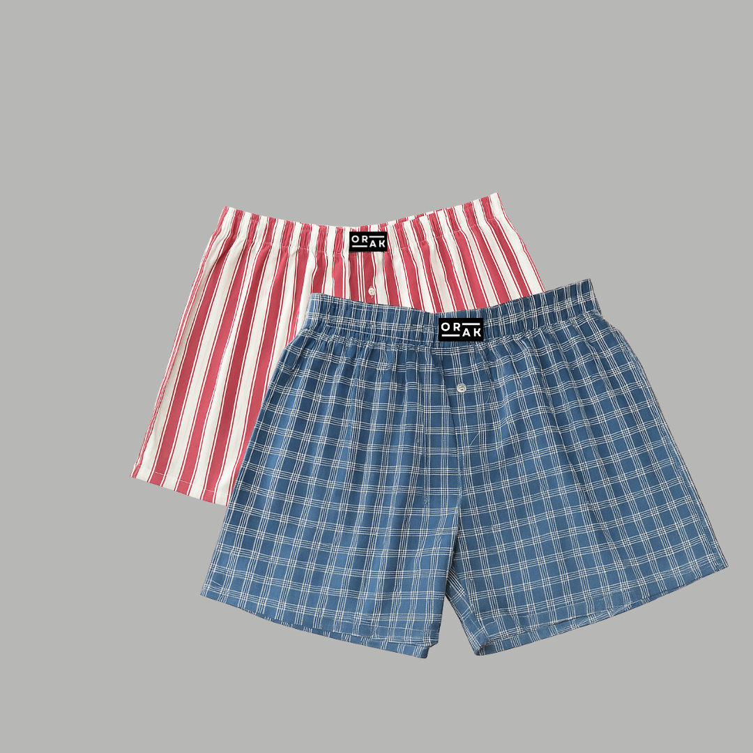 Men's Boxer Shorts Pack of 2