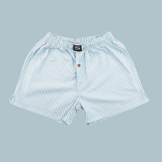 Striped Cotton Boxer - Uni-worth Blue
