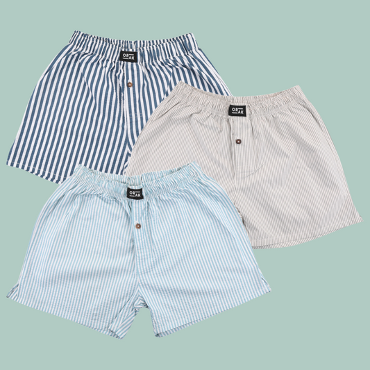 Pack of 3 Cotton Boxer Shorts