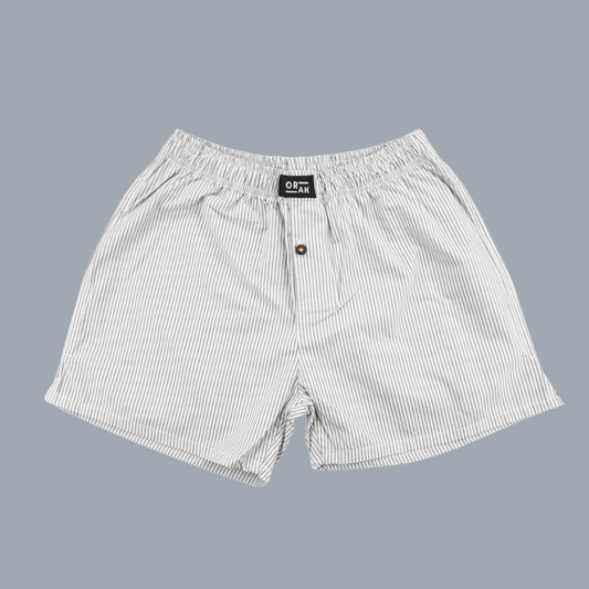 Striped Cotton Boxer - Woven