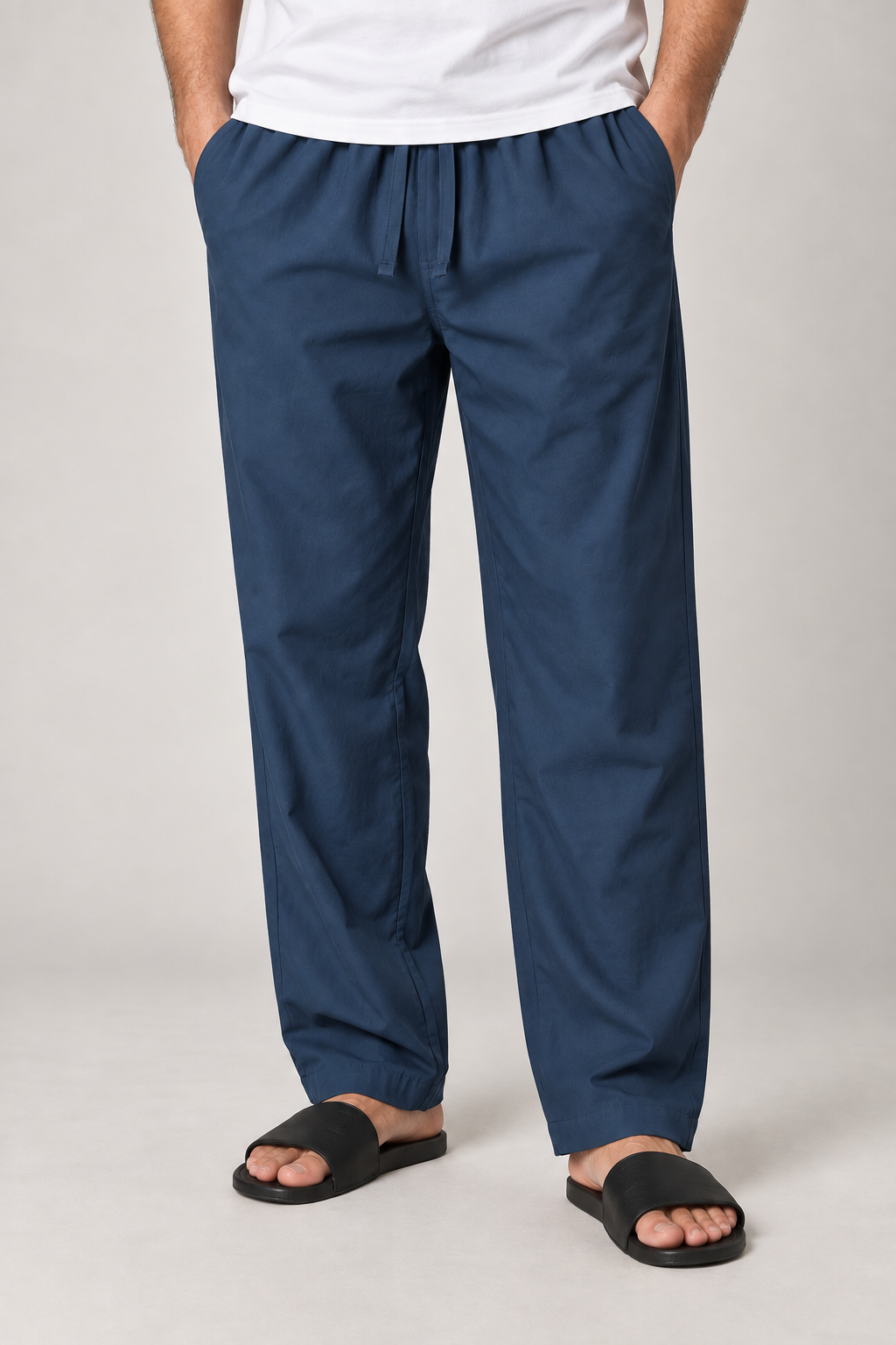 ORAK men's blue casual trousers product view