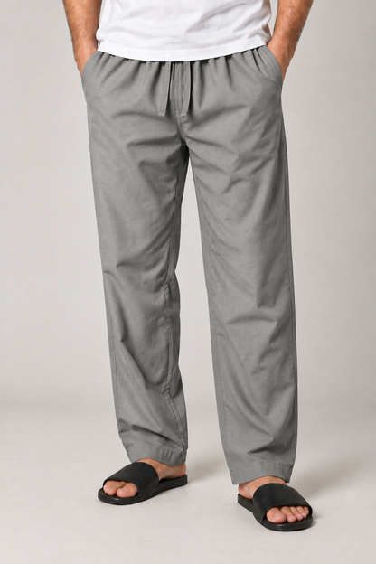 ORAK men's grey casual trousers product view