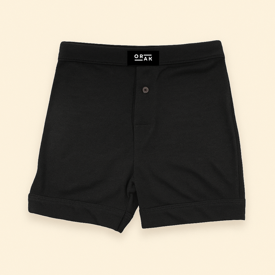 Men's Knitted Boxers - Black